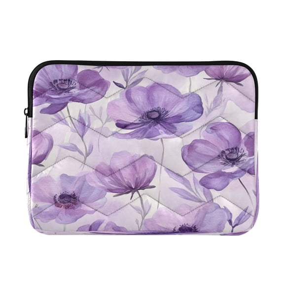 Laptop Inner Case 13.4x10.2In Laptop Case Is Suitable For 13-14In Laptop For Work Travel Outdoors Cartoon Lavender Flowers Seamless