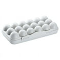 thumbnail image 1 of Egg Tray Egg Holder Box Fridge Crisper Container Storage，Plastic Egg Tray Egg Holder Box Fridge Crisper Container Storage, 1 of 7