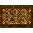 thumbnail image 1 of Ahgly Company Machine Washable Indoor Rectangle Persian Yellow Traditional Area Rugs, 2' x 4', 1 of 4