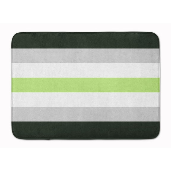Agender Pride Machine Washable Memory Foam Mat