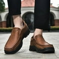 thumbnail image 5 of Men's All-Season Slip-On Loafers, Wear in Spring and Autumn, Dressy Shoes, Durable Non-Slip Outdoor Shoes for Daily Office, 5 of 9