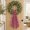Red, Burgundy, Maroon, Rosewood, variant on Blush Pink Boho Southwestern Wreath Sash for Front Door, Decorative Seasonal Bows Ribbons, Vintage Tribes Zigzag Tile Holiday Wreath Accessories for Home Thanksgiving Fall Christmas Decorations