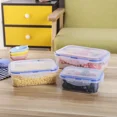 thumbnail image 1 of Food Containers With Lids Meal Prep Container Airtight Food Storage Lunch Containers BPA-Free Refrigerator Fresh-Keeping Box 500ml, 1 of 4