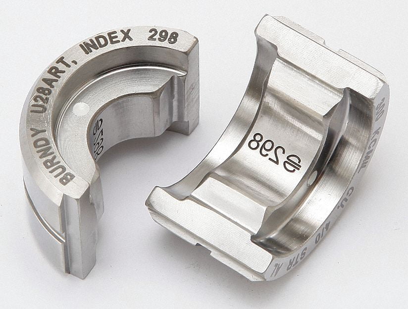 Burndy Crimping Die,U Style,12 tons,300 kcmil