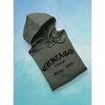 thumbnail image 3 of Chicago Gothic Font Hoodie Men -Image by Shutterstock, Male 5X-Large, 3 of 4