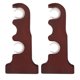 thumbnail image 1 of unbranded 2Ud Soportes Dobles Para Barras De En Madera Con Acabado Para Hogar, 1 of 8
