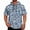 Light Blue, variant on HAJWOH Men Leopard Printed Hooded Tank Top Muscle Short Sleeve Fishing Quick Dry Hoodies Summer Beach Soft Gym Shirts