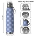 thumbnail image 3 of Modern 29oz Stainless Steel Insulated Thermos with Tea Filter, 360° Printed Travel Bottle, Leakproof BPA-Free Flask with Anti-Slip Base, 304 Inner & 201 Outer, Vacuum Cup, 3 of 6