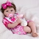 thumbnail image 1 of Reborn Baby Doll Aori, niña recién nacida realista de 22 pulgadas con ropa, 1 of 7