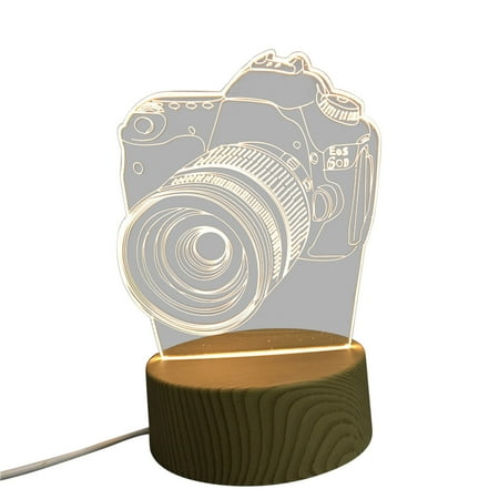 

Paiwinds Creative 3D Night Light Christmas Eve Christmas Gift Birthday Gift Giveaway Small Gift Atmosphere Light