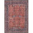 thumbnail image 2 of Well Woven Lotus Daliah Vintage Persian Oriental Machine Washable Flat-Weave Distressed Red 9'3" x 12'6" Area Rug, 2 of 7