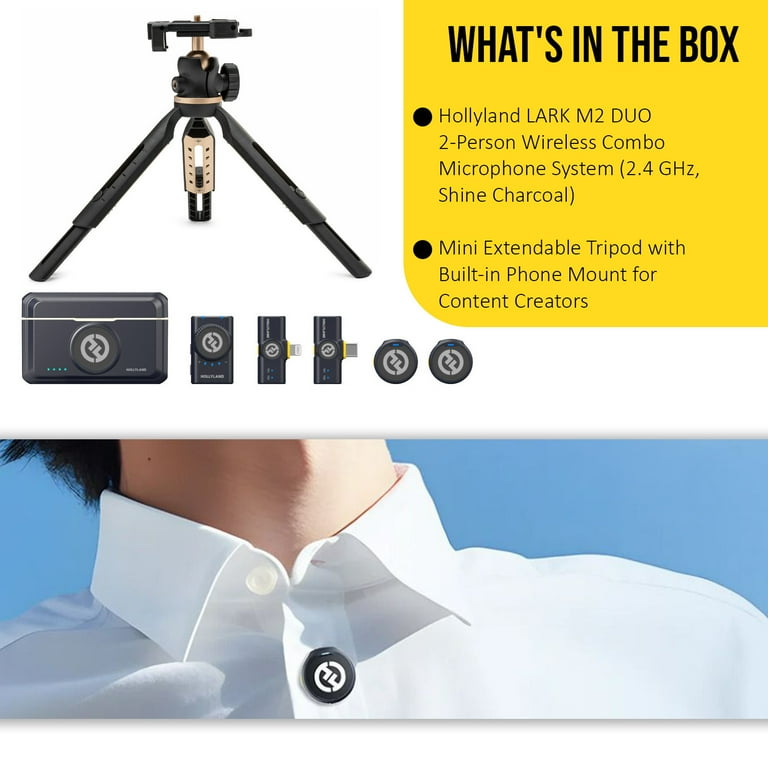 トランシーバー Hollyland Lark M2 Amazon.com: Hollyland Lark M2 Wireless Microphone for