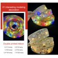 thumbnail image 3 of LED Ribbon Christmas Lights,Christmas Decoration Led Ribbon Lights Christmas Tree Ornaments DIY Lace Bow String Lights Decoration,for Xmas Party Indoor Outdoor Hanging, 3 of 7