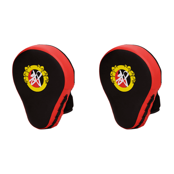 Hand Target Boxing Saco de Boxeo Transpirable de 5 Dedos para Muay Thai ( ) Rojo Negro