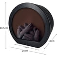 thumbnail image 3 of Simulation Fireplace Firewood Lanterns Lamp Flameless Decorative Portable LED Lantern Battery Operated and USB Operated Home Decoration Night Light, 3 of 8