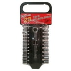 Ultra Steel SAE and MM Sockets, 23pc