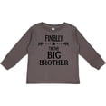 thumbnail image 3 of Inktastic Finally I'm the Big Brother Boys Long Sleeve Toddler T-Shirt, 3 of 5