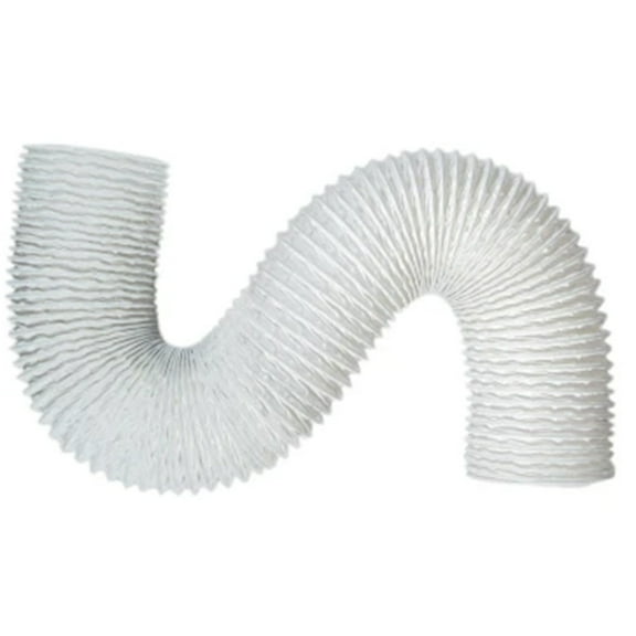 Builder's Best 3" x 50' Vinyl Hose Pro Duct Tubing for Bathroom Fans, White