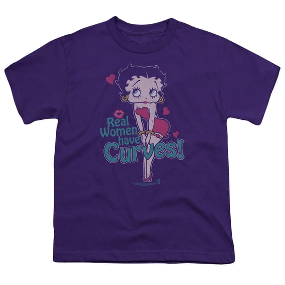 Betty Boop/Curves Big Boys Youth Shirt
