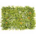 thumbnail image 1 of Panel de pared artificial con hojas artificiales, decoración de pared con fondo de plantas verdes, 1 of 5