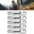 thumbnail image 4 of Connector 5pcs/set Stainless Steel Column Type 360  Bearing Swivels Fishing Swivels Hook Connector, 4 of 7