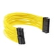 thumbnail image 4 of 24 Pines PSU PC Fuente De Alimentación Cable De Extensión Cable De Extensión 30 Cm Amarillo Yotijar Cable de extensión de alimentación de 24 pines, 4 of 8