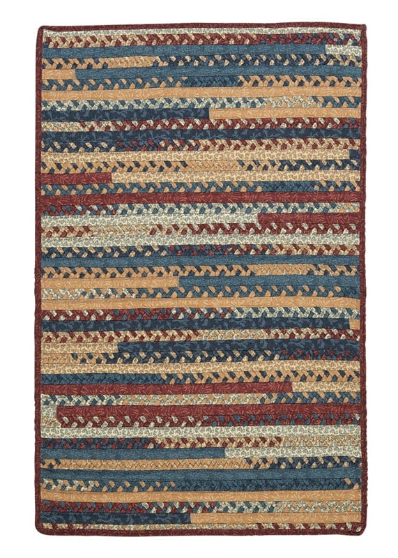 Colonial Mills Market Mi Rectangle Braided Multi Area Rugs 4x6