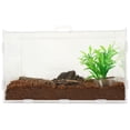 thumbnail image 2 of Acrylic Reptile Terrarium Acrylic Reptile Breeding Box Clear Terrarium Cage Tank for Small Reptile, 2 of 6