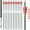 Red, variant on BOWSOUL 30Inch Carbon Arrows for Target Practice Hunting Arrow with Removable Tips for Compound & Recurve Bow(Pack of 12)