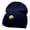 Navy, variant on Spanish Rider Embroidered Short Knitted Beanie - Dk Green OSFM