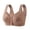 Khaki, variant on Sports Bras for Women Front Closure Full Coverage No Underwire Bra Bras for Women No Underwire Black 38