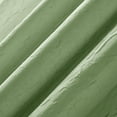thumbnail image 3 of No. 918 Jillian 1-Piece Crushed Voile Ascot Beaded Sheer Rod Pocket Curtain Valance, 51"x24", Sage Green, 3 of 5