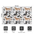thumbnail image 5 of Dachshund Footprint Door Rugs,Washable Non Slip Door Mats Indoor,Decorative Door Mats,Entry Mat Indoor for Entrance,Bedroom,Kitchen,Bathroom,17"x30", 5 of 6
