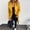 Yellow, variant on Bmisegm Women Long Sleeve Hairy Open Front Short Cardigan Suit Jacket Solid Long Coat Jackets for Women Beige M