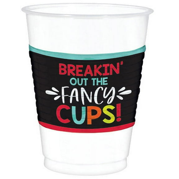 Over the Hill 'Party Animal' 16oz Plastic Cups (25ct)