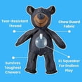 thumbnail image 2 of Indestructible Bear Dog Toy for Aggressive Chewers - Squeaky Plush Chew-Proof Puppy Toy for Anxiety Relief, 2 of 5