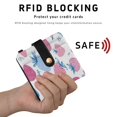 thumbnail image 4 of Small Wallet For Women Bifold Leather Pocket Coin Credit Card Holder With RFID Blocking Strawberry Graffiti, 4 of 6