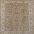 thumbnail image 1 of Ahgly Company Machine Washable Indoor Square Industrial Modern Dark Almond Brown Area Rugs, 3' Square, 1 of 7