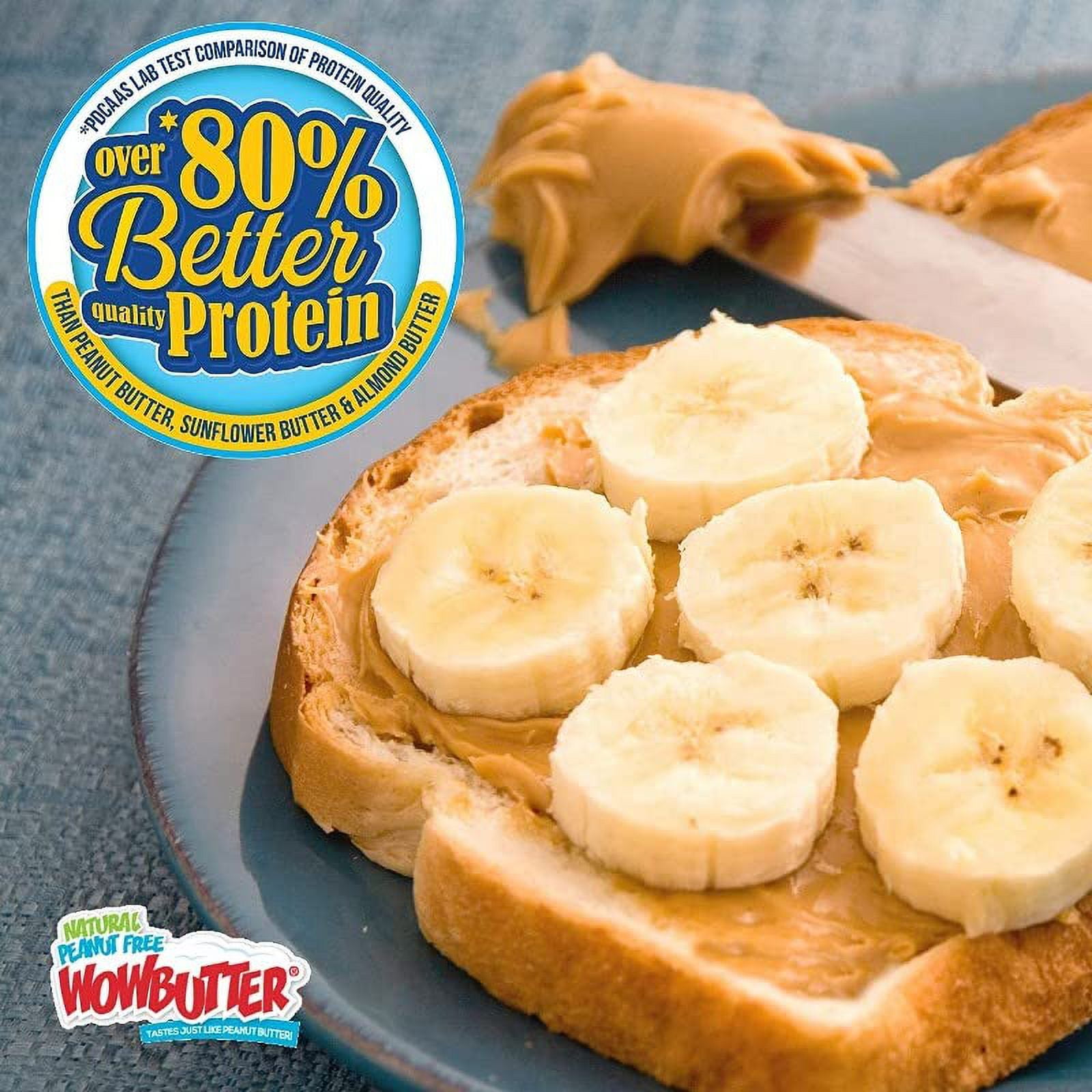 Wowbutter Peanut Free Creamy Toasted Soybutter 17.6 oz Jar