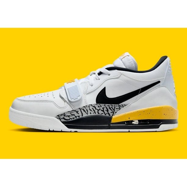 N I-K-E A i r-Jor-dan Legacy 312 Low White Black Tour Yellow Ochre CD7069-107 sz 10.5