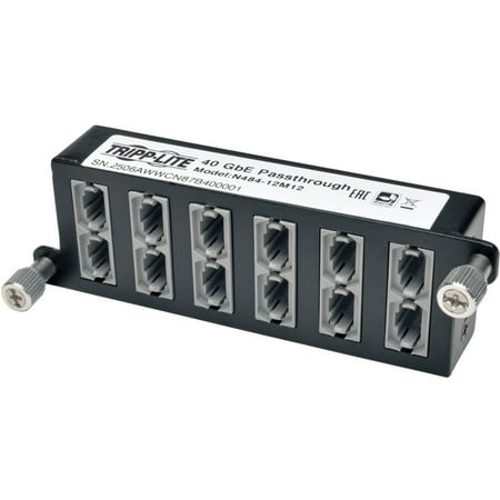UPC: 0037332187215 | Tripp Lite 40Gb Pass-Through Cassette (x12) 12-Fiber MTP/MPO ( Female )