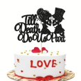 thumbnail image 1 of 1 inserto grande de papel con purpurina negra for el día de San Valentín., 1 of 4