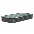 thumbnail image 5 of VEIKOUS Galvanized Raised Garden Bed, 8 x 4 x 1 FT Outdoor Modular Planter Box for Vegetables, Flowers, Herbs, Gray, 5 of 9