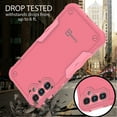 thumbnail image 6 of CoverON For Samsung Galaxy A34 5G Phone Case, Military Grade Heavy Duty Rugged Cover Grip, Pink, 6 of 9