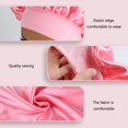 thumbnail image 4 of Bonnet de Douche Grand en Satin Uni pour Femmes, Adapté pour un Usage Quotidien, 4 of 5