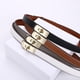 thumbnail image 5 of Cinturón de vestir, cinturón de accesorios, conjunto de falda decorativa de cuero para mujer, cintura de chaqueta sin perforaciones, 5 of 6