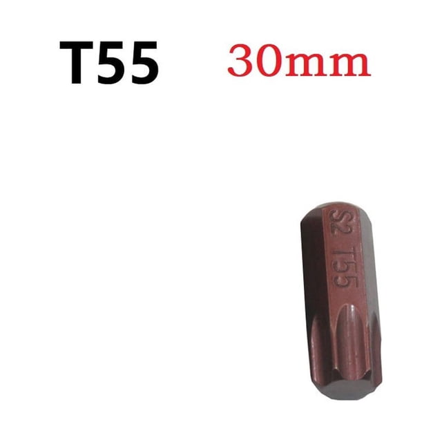 1 Pcs Embouts de Tournevis Torx Star 30mm Tige Hexagonale T55