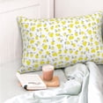 thumbnail image 4 of Naloa Yellow Lemon Leaves Pillow Covers, Throw Pillow Case Cushion Covers,Cushion for Bedroom,Couch,Home-20"x30", 4 of 6