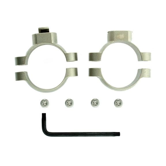 LEUP STD 30MM RINGS HIGH SILVER