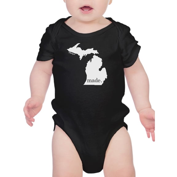 Made In Michigan Bodysuit Infant -Smartprints Designs, 24 Months